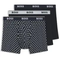 BOSS Calzoncillo boxer 'Power Des' azul / blanco
