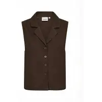 Wasabi Concept Top ' WA-CORINNA ' marrón oscuro