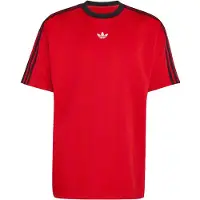 Adidas Originals Camiseta 'Adicolor' rojo / negro / blanco