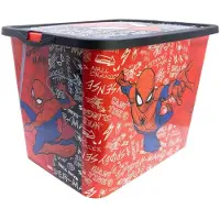 Tinisu Caja de almacenamiento Spiderman, tipo "store box" - 23 litros, Marvel Avengers