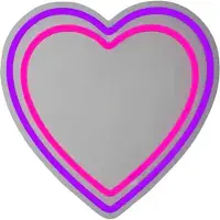 Lumineo Luz LED decorativa en forma de corazón