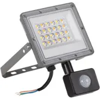 Kanlux S.A. Faro LED ACETE 20W, regulable en temperatura de color (CCT), con sensor de movimiento, grado de protección IP44, color variable, modelo 38496, marca