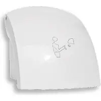 Novaservis : Programa de higiene - Secamanos eléctrico con sensor, color blanco, modelo 69091,1
