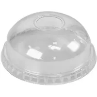 Nobrand Klika - Tapa | Mascota reciclada | Cúpula | Ø95 mm | Transparente Bolsa con 50 piezas