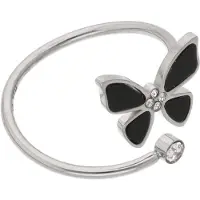 Mymo Anillo negro / plata
