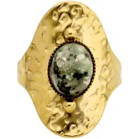 IZIA Anillo oro / mezcla de colores