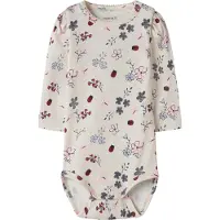 Name it Pijama entero/body 'NBFKAMELIA' beige moteado / azul noche / rosé / rojo fuego