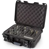 Nanuk 915 maletín con espuma interior para 28 cuchillos, negro