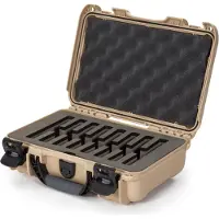 Nanuk 909 maletín con espuma interior para 8 cuchillos, arena