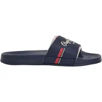 Pepe Jeans para hombre. PMS700019 Sandalias Glam marino (41), Plano, Ninguno, Beachwear, outlet 2026.