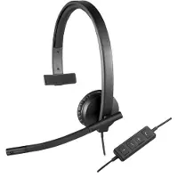 Logitech Auriculares Monoaurales H570e Wired Usb-a On-ear Certified Microsoft Teams
