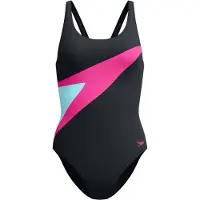 Speedo - Women's Hyperboom Butterfly Back Swimsuit - Traje de baño size 46, negro