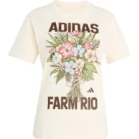 Adidas adidasCAMISETA ESTAMPADA x FARM RIO S Ecru Tint / Shadow Brown / Multicolor Mujer