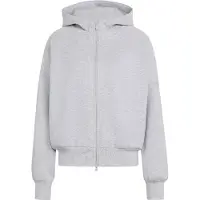 Adidas adidasCHAQUETA DEPORTIVA CON CAPUCHA Y CREMALLERA SOFT LUX L Light Grey Heather Mujer
