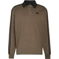 Adidas adidasPOLO DE RUGBY MANGA LARGA 3 STRIPES XS Branch Hombre