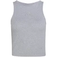 Adidas Top deportivo 'KIT SMALL LOGO RIB' gris moteado