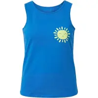 Usha Top azul / verde claro