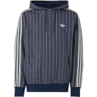 Adidas Originals Sudadera 'PINSTRIPES' azul moteado / blanco