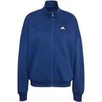 Adidas Sudadera con cremallera deportiva 'Studio' azul oscuro / blanco