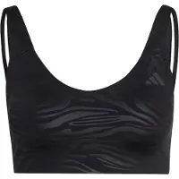 Adidas - Women's All Me Essentials Graphic Light Support - Sujetador deportivo size XXL, negro