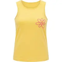 Usha Top amarillo / rosa