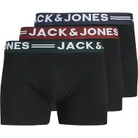 Jack & Jones Calzoncillo boxer 'SENSE' azul oscuro / marrón oscuro / verde oscuro / negro