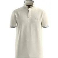 Boss green para hombre. 50469055 Polo Paddy blanco roto (L), Casual, Algodón, Manga corta, outlet 2026.