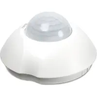 Perry Detector de presencia PIR, modelo 1SP SP015, con ángulo de detección de 360°