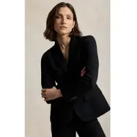 Ralph Lauren para mujer. 211B16851002 Americana Clásica negro (38), Casual, Poliéster, outlet 2026.