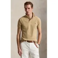 Ralph Lauren para hombre. 710536856511 Polo de piqué Slim Fit beige (M), Casual, Algodón, Manga corta, outlet 2026.