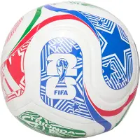Adidas adidasBalón Copa Mundial de la FIFA 26 Trionda Club 3 White / Vivid Red / Glow Blue / Green Unisex