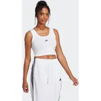 Adidas adidasCamiseta de tirantes Essentials Small Logo Cotton Lifestyle XL White / Black Mujer