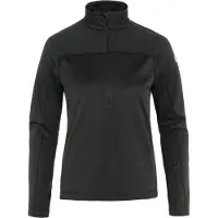 Fjällräven - Women's Abisko Lite Fleece Half Zip - Jerséis de forro polar size XL, negro