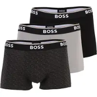 BOSS Calzoncillo boxer 'Power' gris / negro