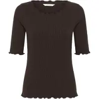 Cream Camiseta 'Ribba' moca