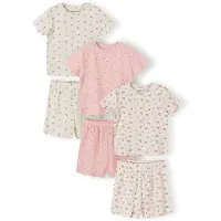 MINOTI Pijama crema / rosa claro
