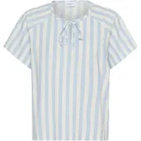 Saint tropez Blusa 'Zalinda' crema / azul claro