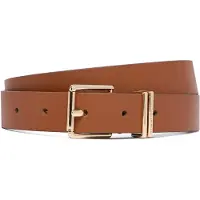 Tommy Hilfiger Cinturón 'Buckle Logo Keeper' cognac