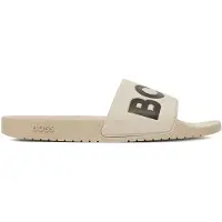 BOSS para hombre. 50536835 Chanclas Aryeh blanco (40), Plano, Ninguno, Casual, Beachwear, outlet 2026.