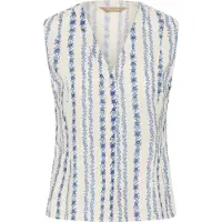 Culture Blusa 'CUHollie' azul real / blanco