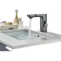 OEM Grifo, sensor inteligente, agua caliente y fría, color gris acero