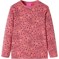 Kamome vidaXL: Pijama infantil de manga larga, color rosa pastel, talla 92