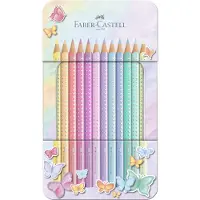 Faber Castell Lápiz De Color 201910 Metallic Case Pastel Sparkle 12 Unidades