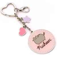 The Carat Shop Llavero Redondo De Pusheen Con Nombre Y Cuentas
