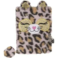 Tinka Diario Pink Leopard W/lock