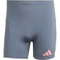 Adidas Pantalón deportivo 'ADIZERO' gris basalto / rosa
