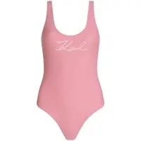 Karl Lagerfeld Traje de baño rosa / blanco