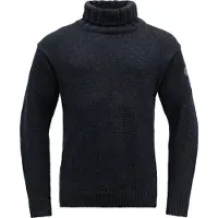 Devold - Nansen Sweater High Neck - jersey de lana size M, negro