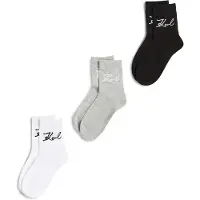 Karl Lagerfeld Calcetines gris claro / negro / blanco