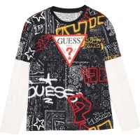 GUESS Camiseta mezcla de colores